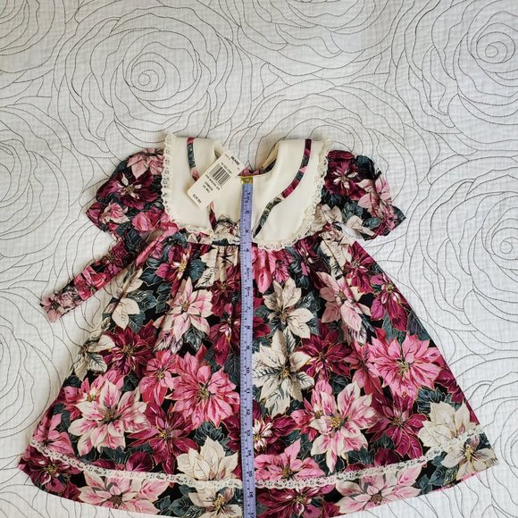 NWT [24M] Formal Floral Dress w/ Headband - Picture 6 of 7